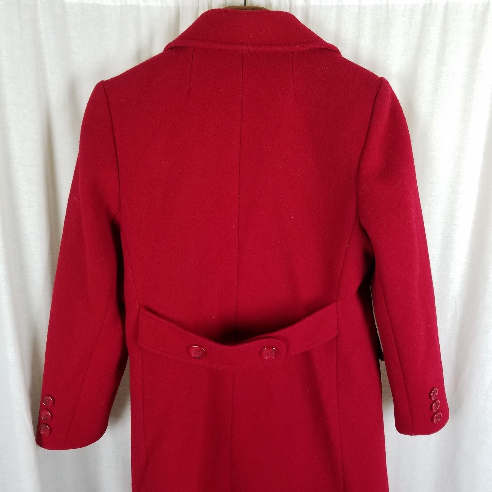 Vintage Vtg JG Hook Wool Belted Back Fit & Flare Peacoat Coat Demi P Size S / US 4 / IT 40 - 5 Thumbnail