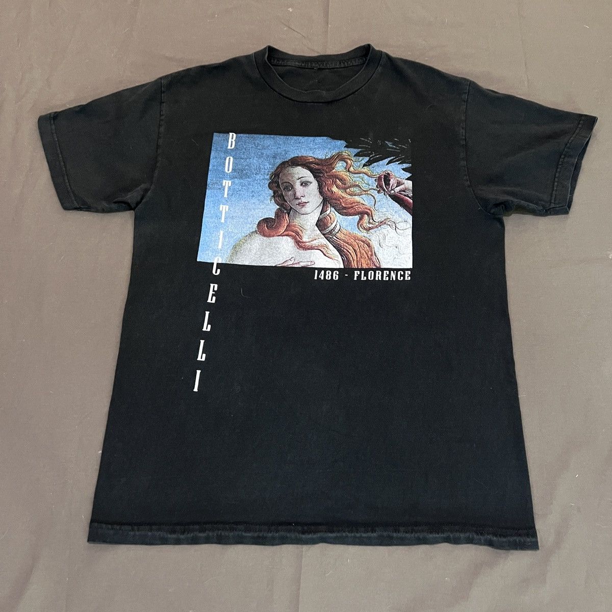 Vintage Vintage Birth of Venus Botticelli Tee Adobe Graphic Size US M / EU 48-50 / 2 - 2 Thumbnail