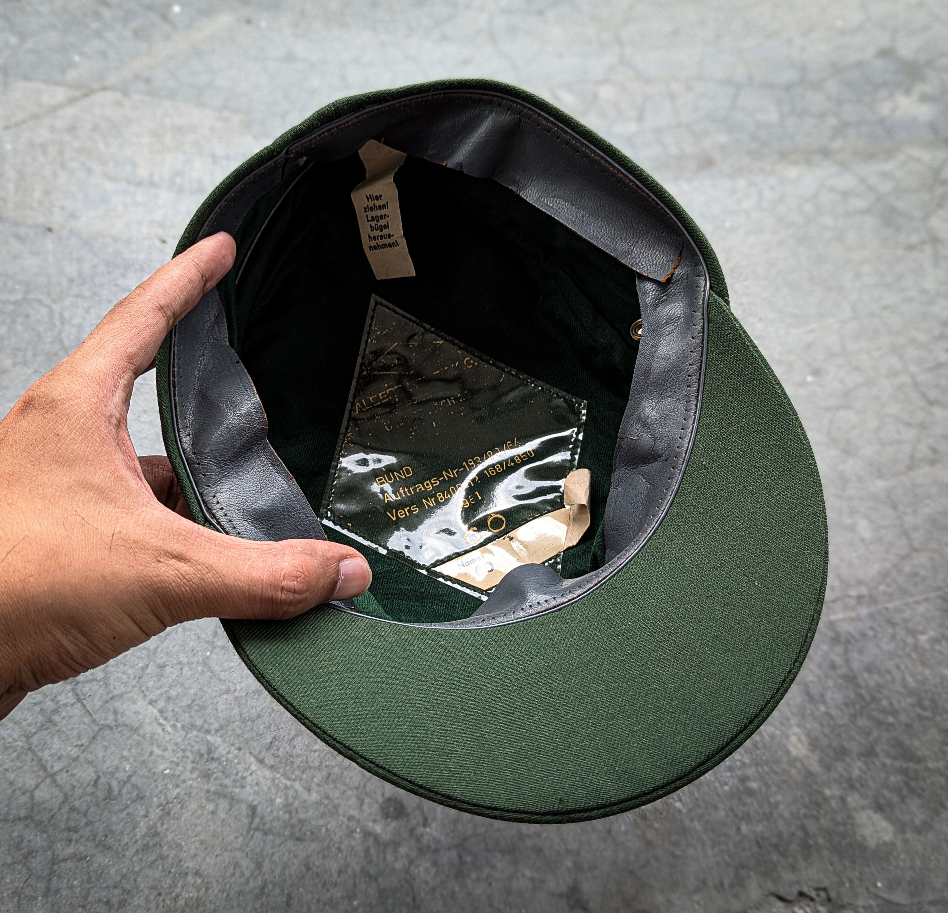Vintage Vintage 80's WWII Alkero German Military Hat Size ONE SIZE - 5 Thumbnail