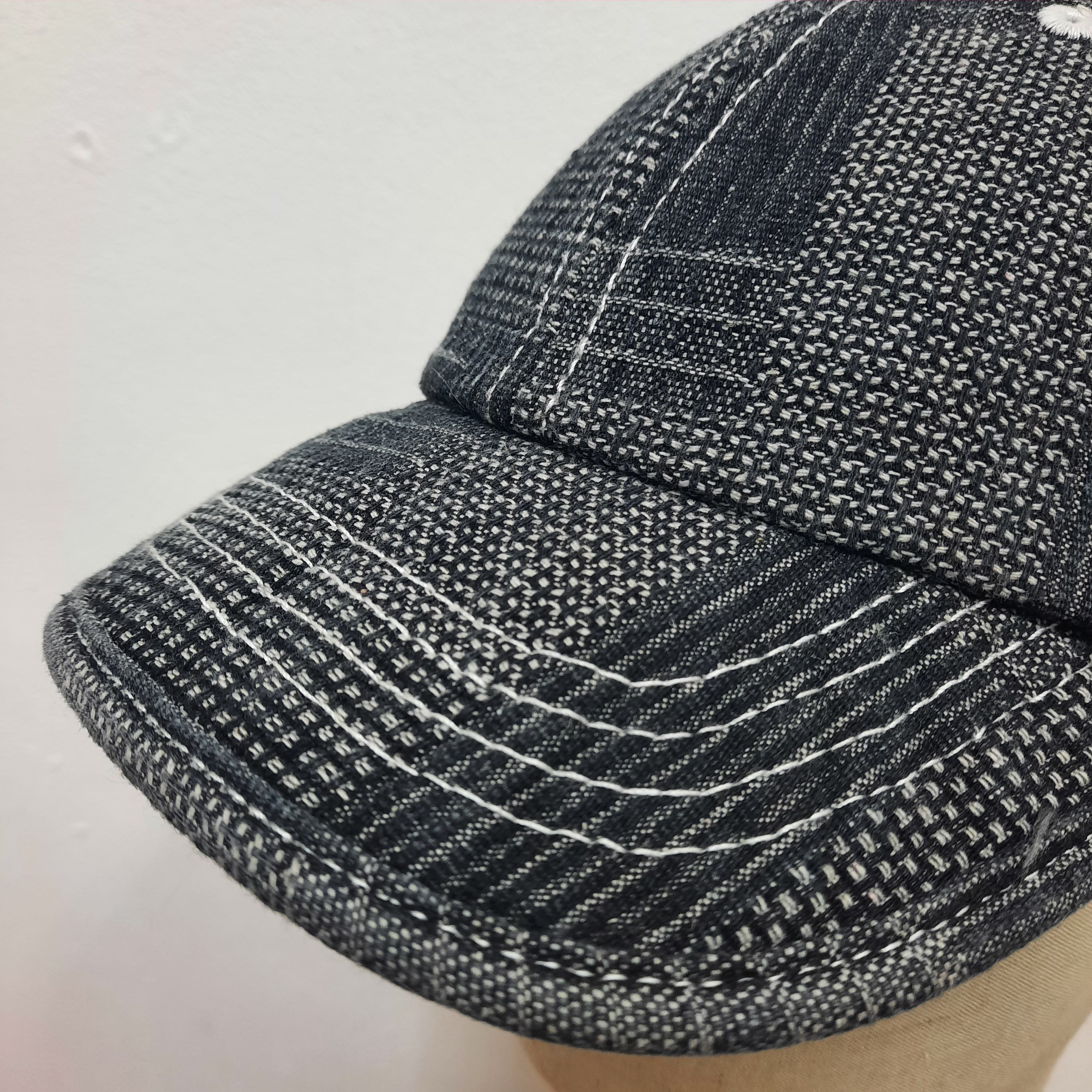 Japanese Brand 💥 Japanese sashiko soft visor work cap Size ONE SIZE - 5 Thumbnail