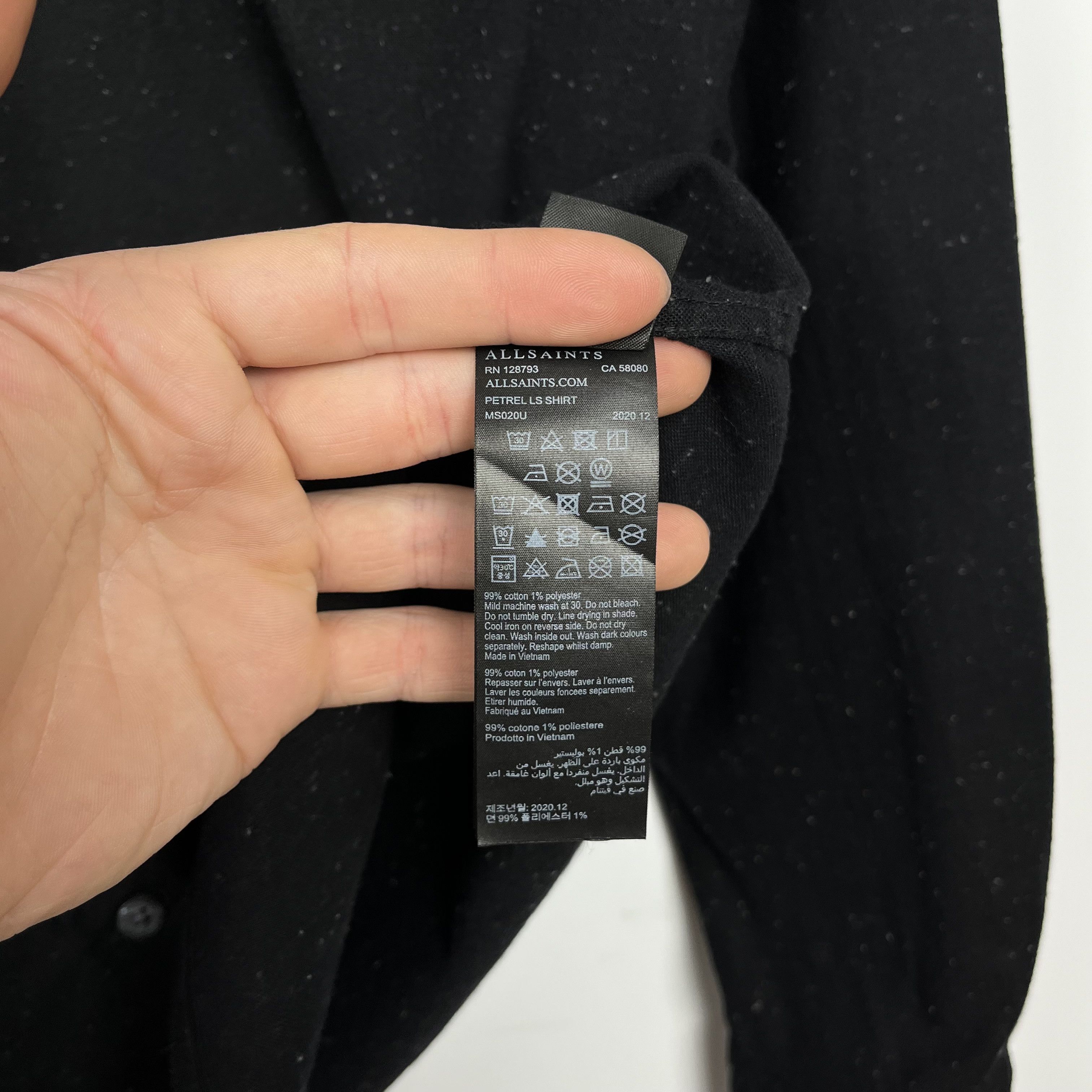 Allsaints Designer AllSaints Petrel Long Sleeve Button Up Shirt Size US XL / EU 56 / 4 - 13 Thumbnail