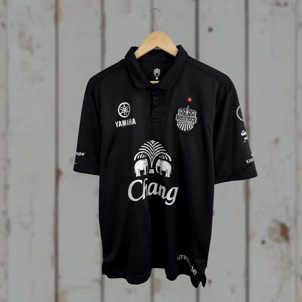 Yamaha VINTAGE Buriram United Nike Coca Cola Soccer T-Shirt Men L Black Size US L / EU 52-54 / 3 - 1 Thumbnail