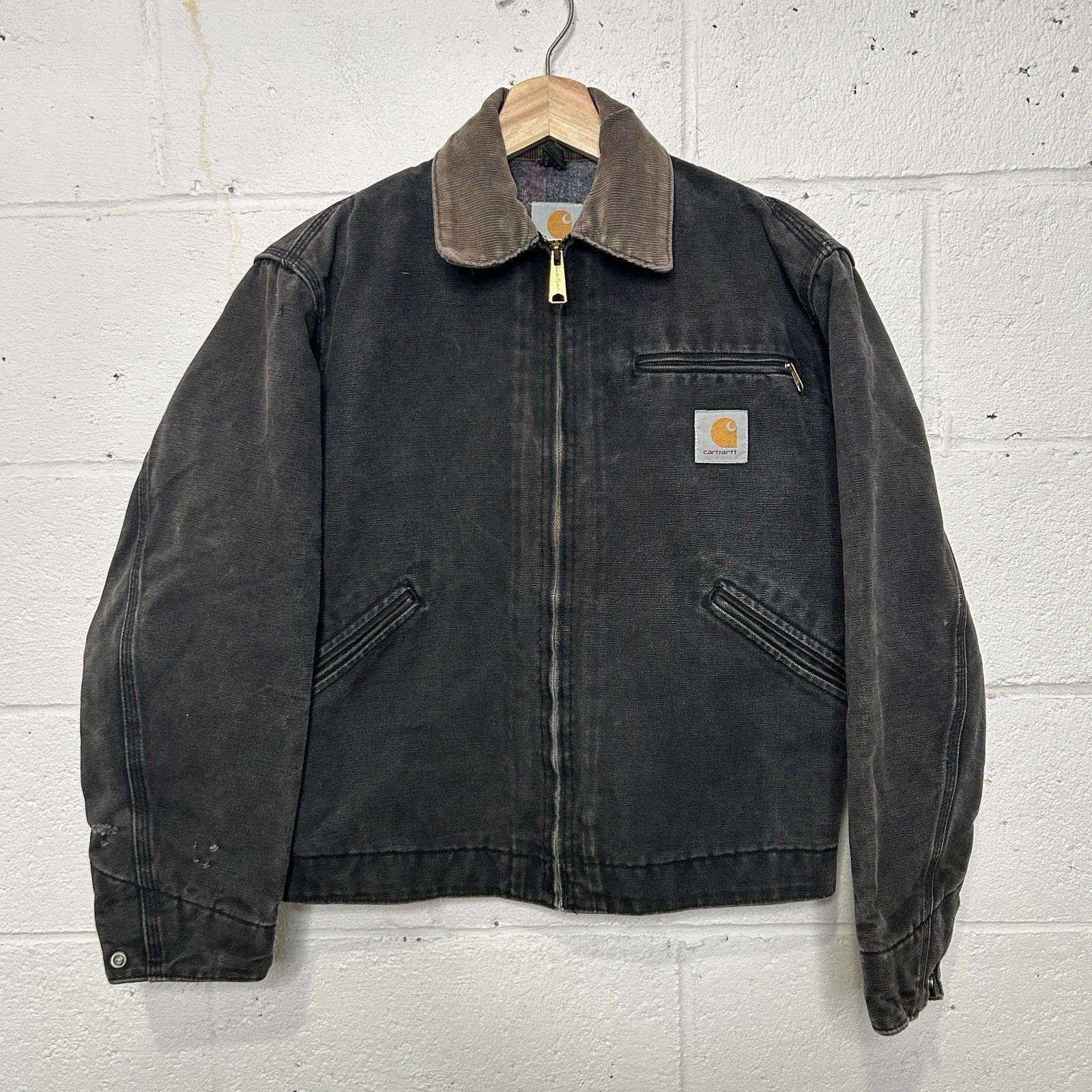 Carhartt Vintage Carhartt Blanket-Lined Detroit Jacket “Black” J01 Size US S / EU 44-46 / 1 - 1 Thumbnail