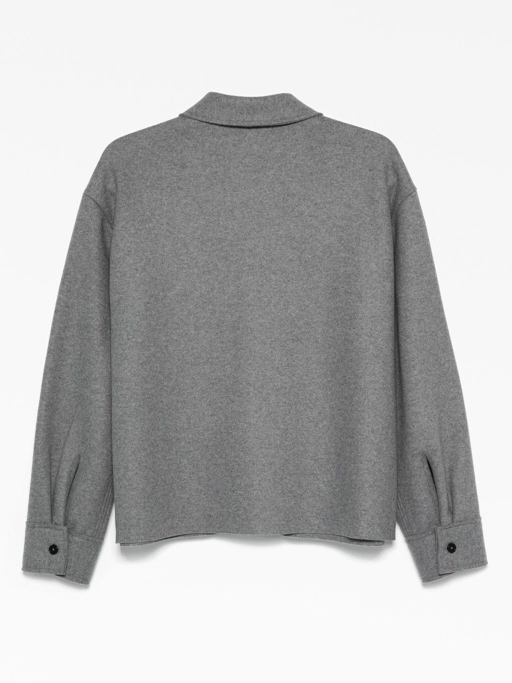Jil Sander o1loc1c0426 Felt Shirt in Grey Size US S / EU 44-46 / 1 - 2 Thumbnail