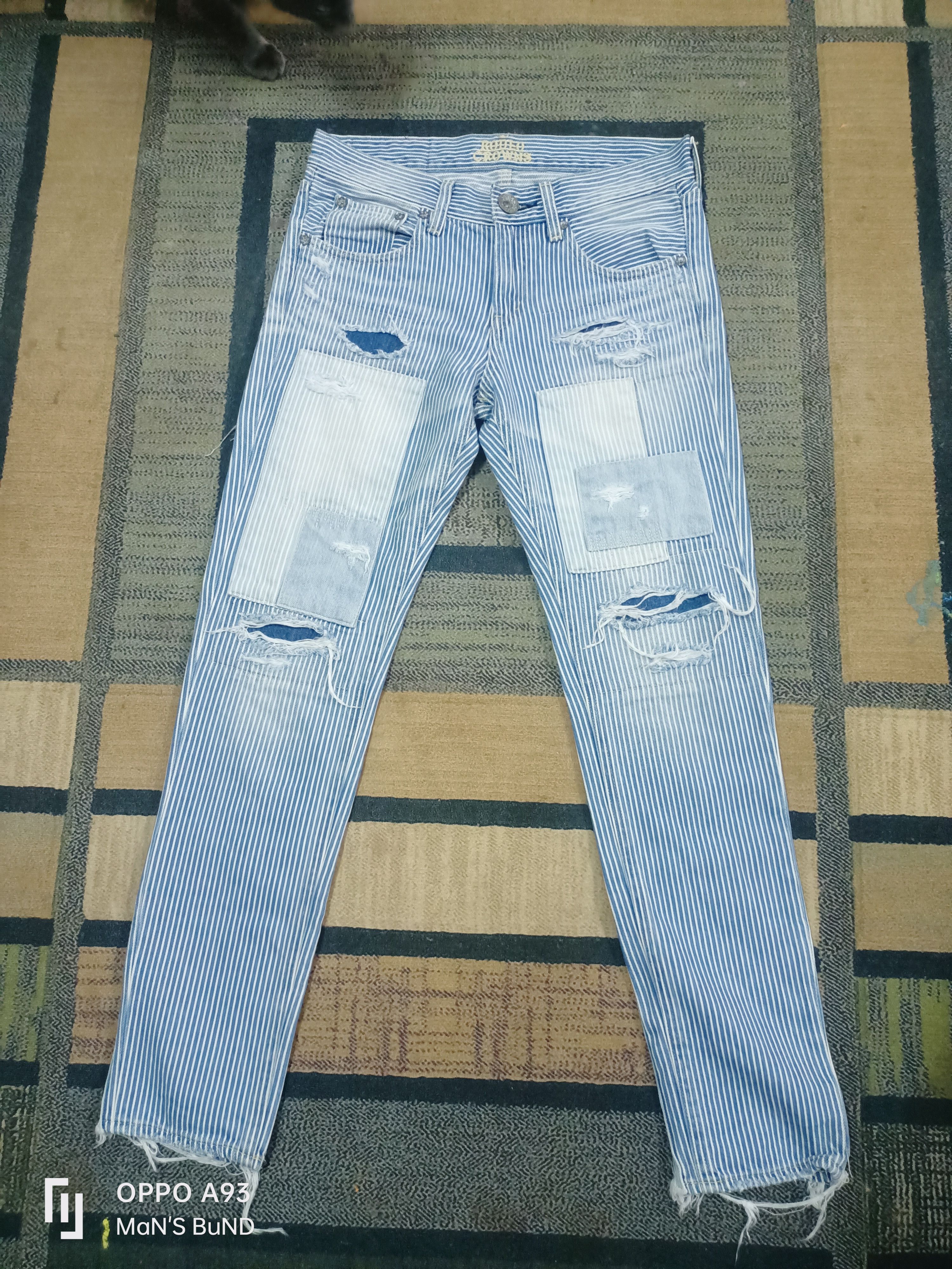 Japanese Brand RODEO CROWNS JEANS NICE DESIGN Size US 30 / EU 46 - 1 Thumbnail