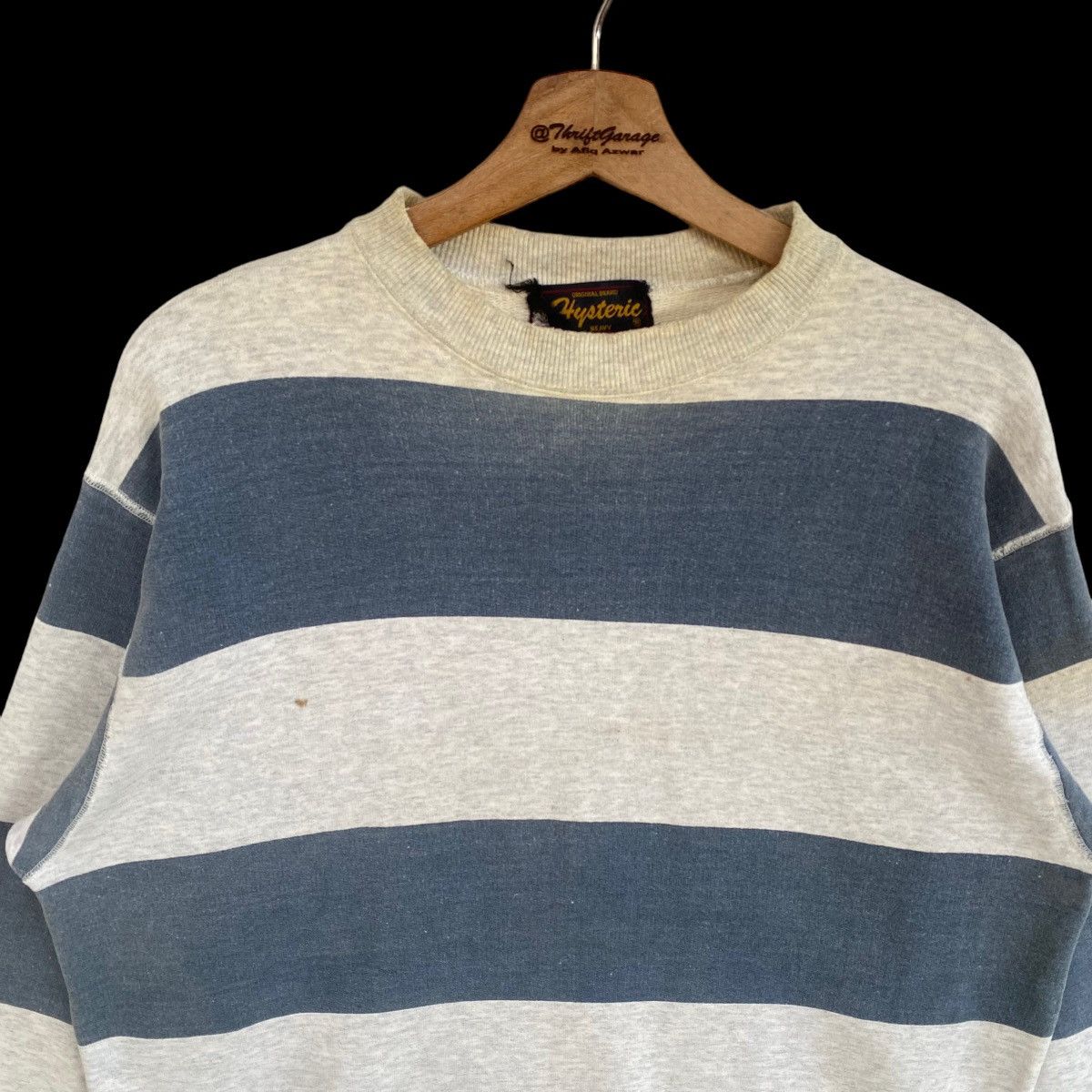 Hysteric Glamour Dont buy yet ! Hysteric Glamour Stripes Sweatshirt Size US XL / EU 56 / 4 - 2 Thumbnail