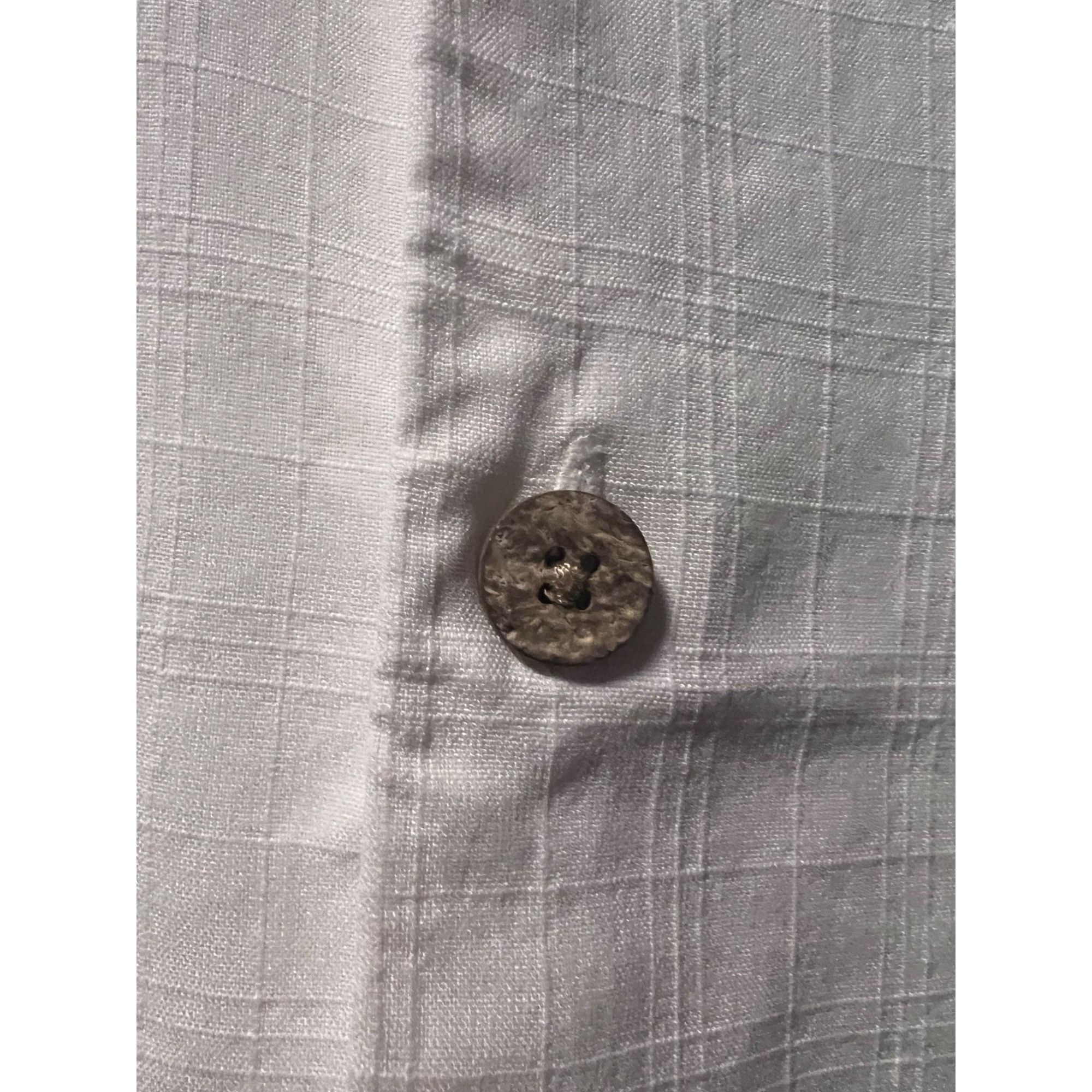 Tommy Bahama Tommy Bahama Mens Vintage White Embroidered Button Up Shirt Size US L / EU 52-54 / 3 - 8 Thumbnail