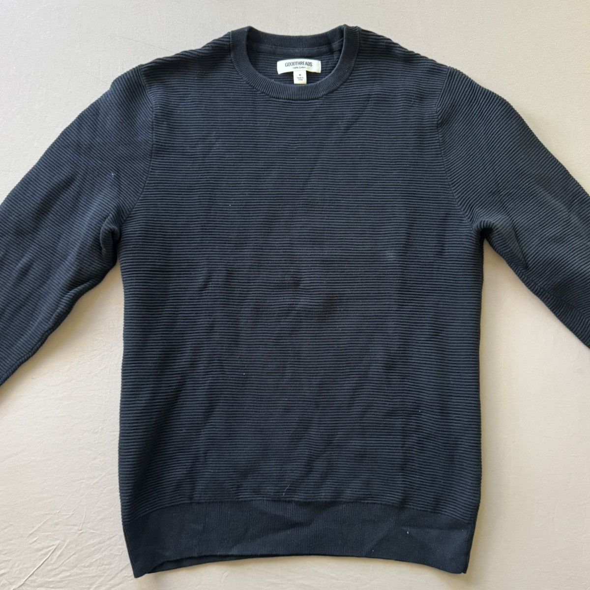 Other GoodThreads Ottoman Stitch Crewneck Sweater Size US M / EU 48-50 / 2 - 2 Thumbnail