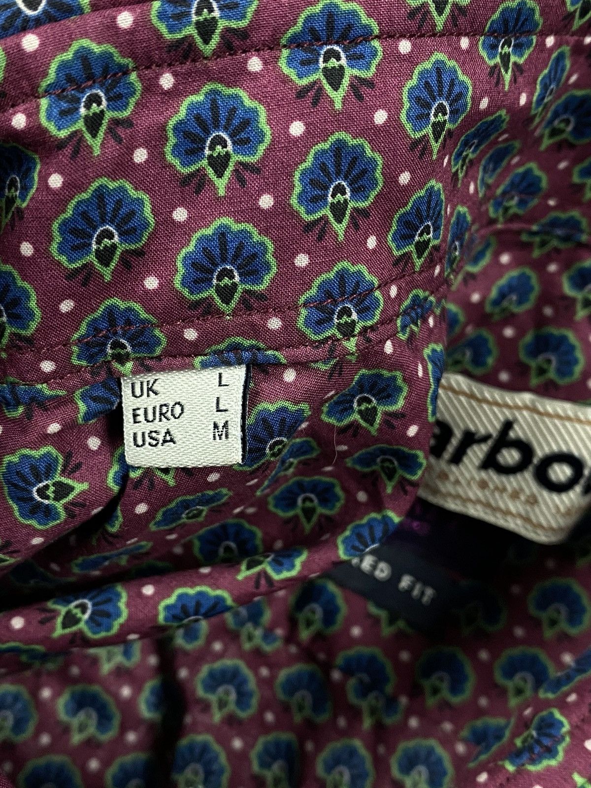 Barbour Barbour Liberty ART Fabrics Flowers Print Button Up Shirt Size US L / EU 52-54 / 3 - 10 Thumbnail