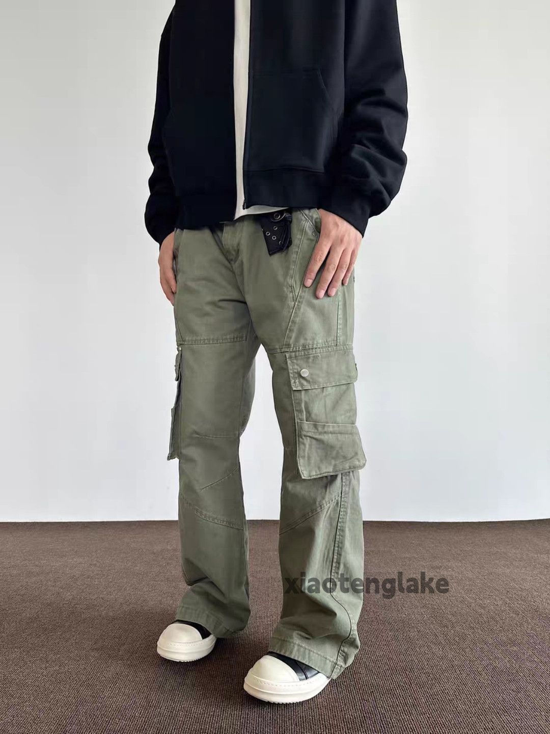 Vintage Unisex military outdoor loose baggy cargo workwear pants Size US 32 / EU 48 - 4 Thumbnail