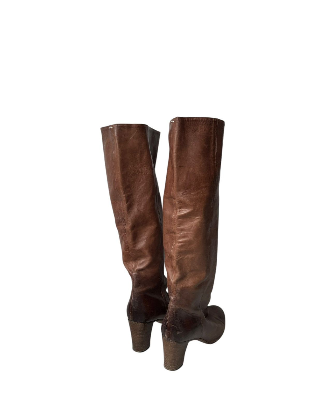 Maison Margiela × Vintage Vintage Maison Margiela Line 22 Leather Boots Size US 8 / IT 38 - 18 Thumbnail