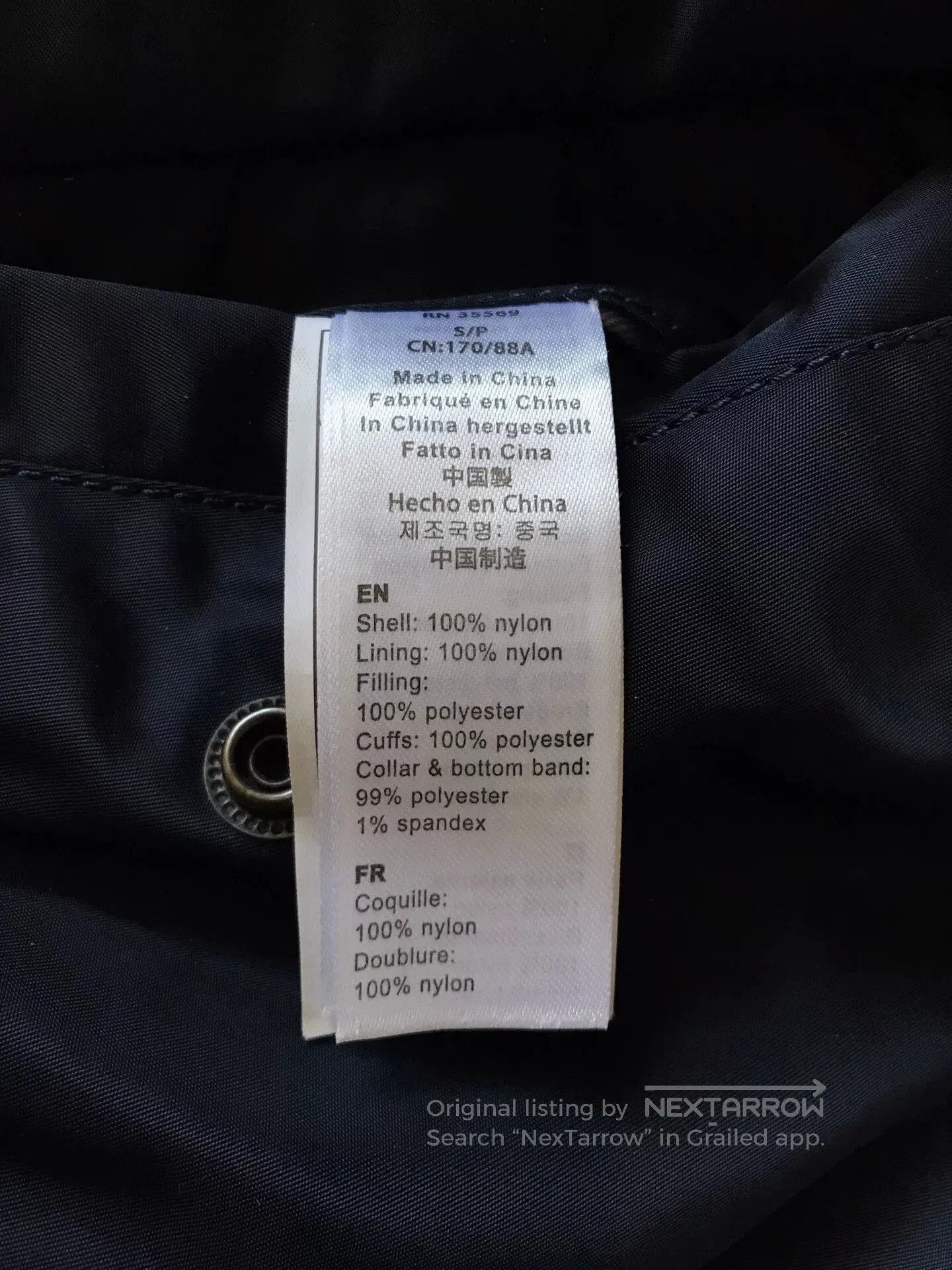 Alpha Industries Alpha MA1 Navy Blue NASA Jacket. Size US S / EU 44-46 / 1 - 9 Thumbnail