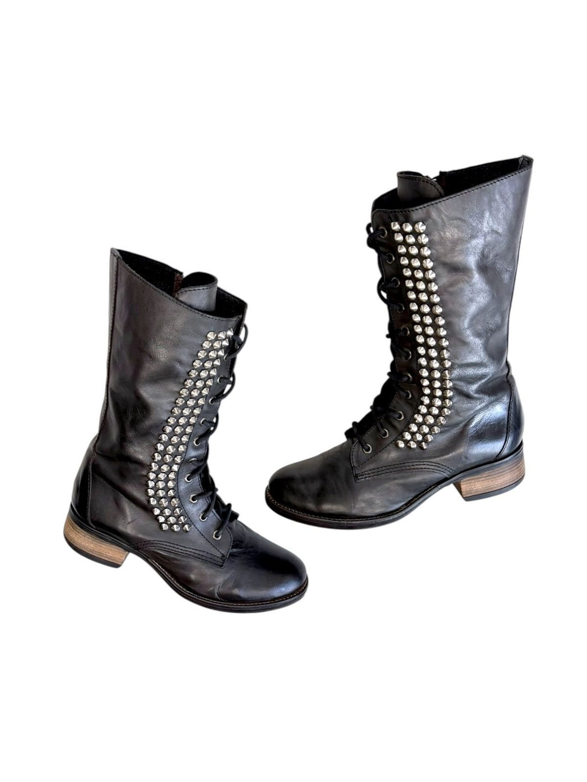 GOSTAR DE FUGA × Japanese Brand FUGA STUDDED+CHAIN BOOTS