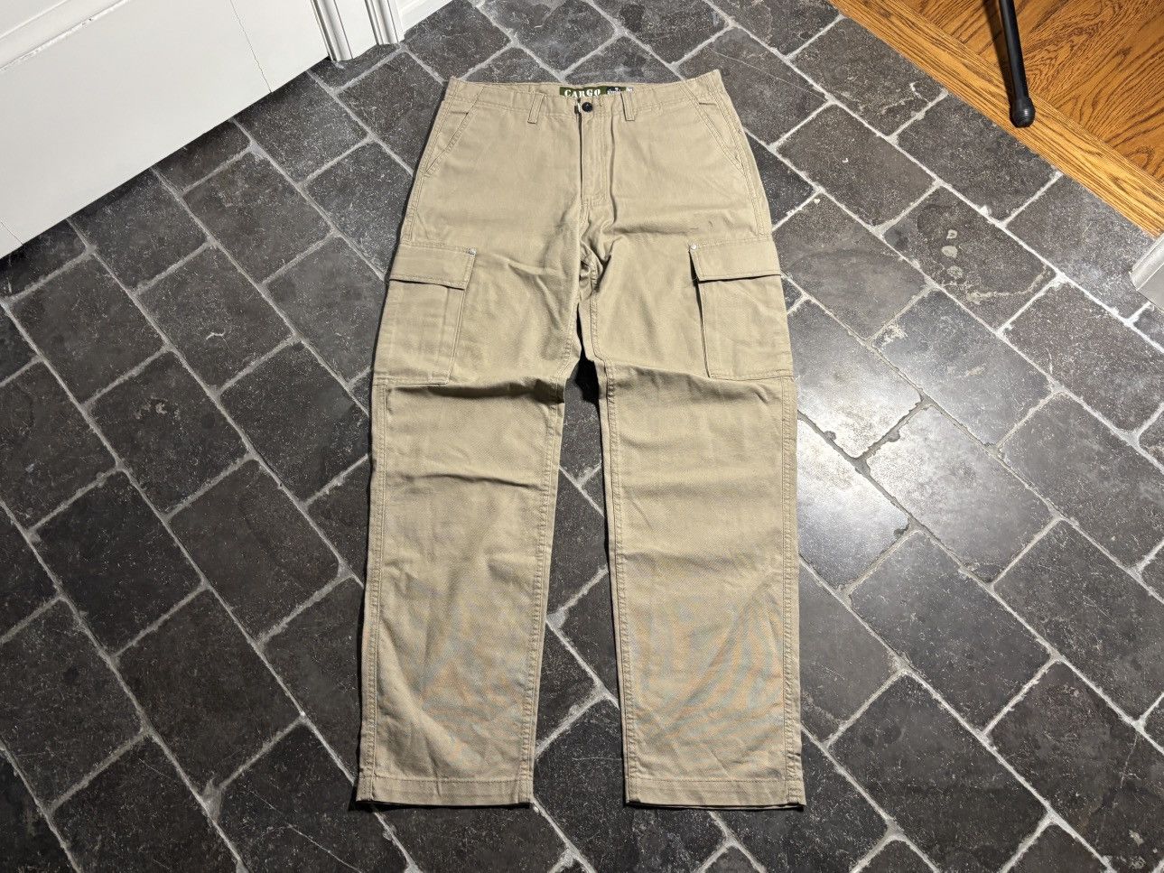 Levi's 1990s Vintage Levi’s Silver Tab Cargo Pants Baggy Tan Canada Size US 36 / EU 52 - 16 Thumbnail