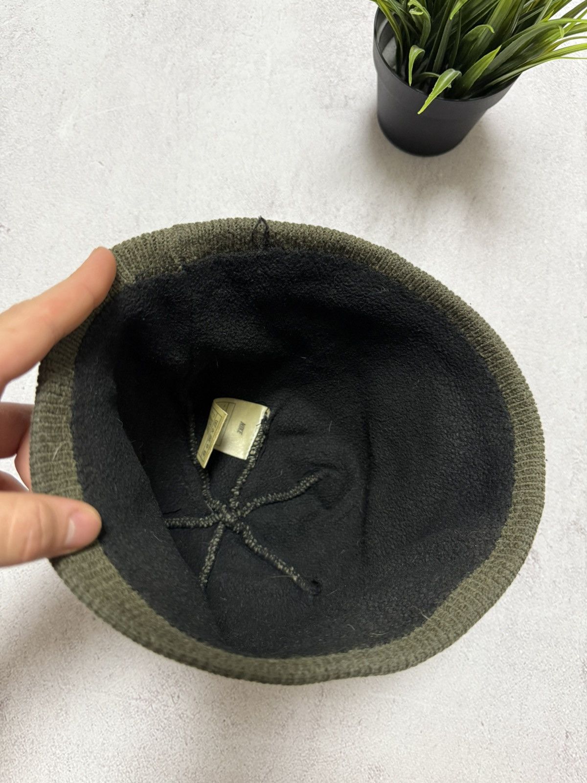 Nike × Vintage Vintage Nike Hat Swoosh Drill Y2K 90s Size ONE SIZE - 5 Thumbnail