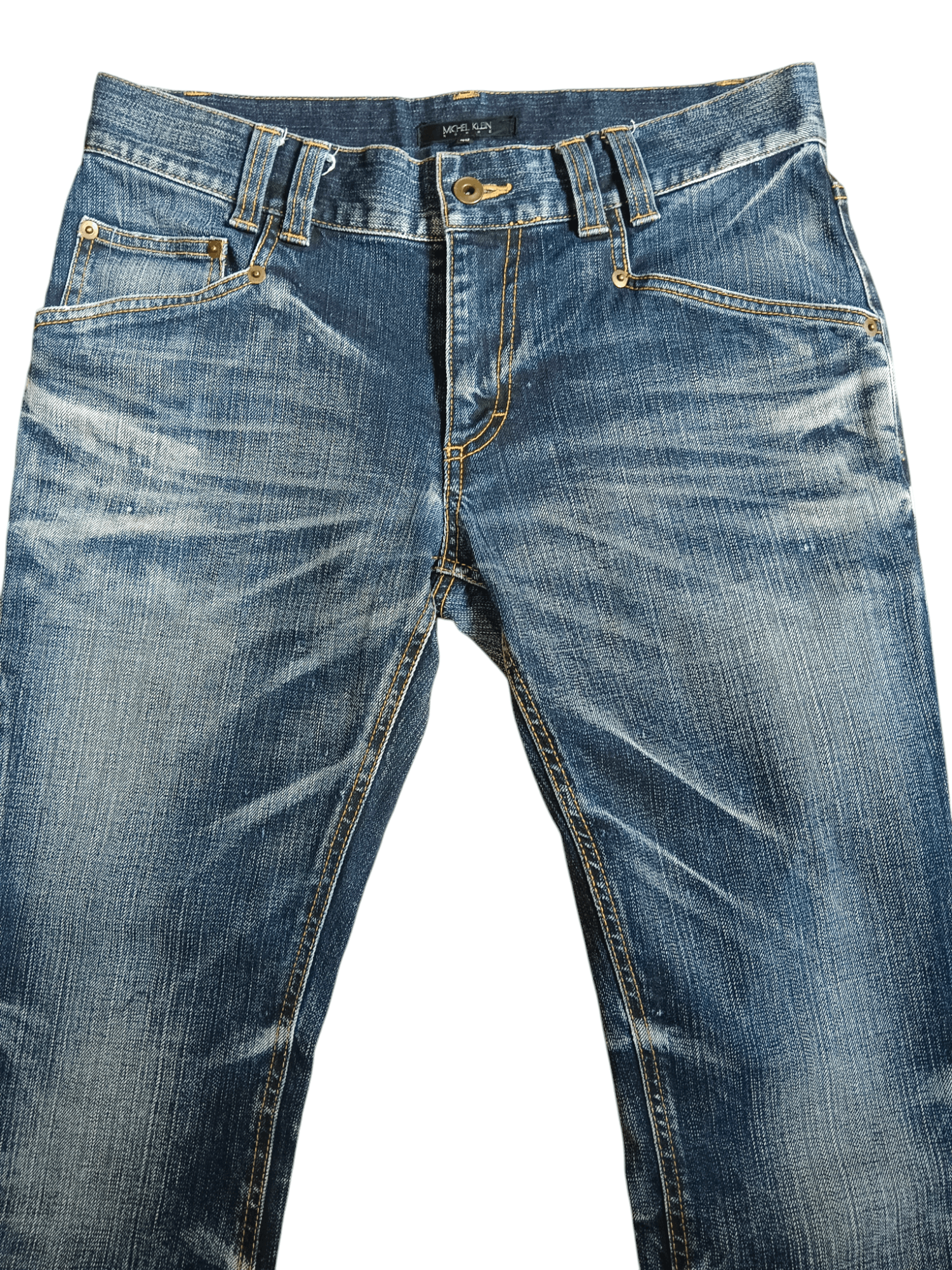 Michel Klein Michel Klien Clawmark Punk Skinny Flare Jeans Size US 30 / EU 46 - 5 Thumbnail