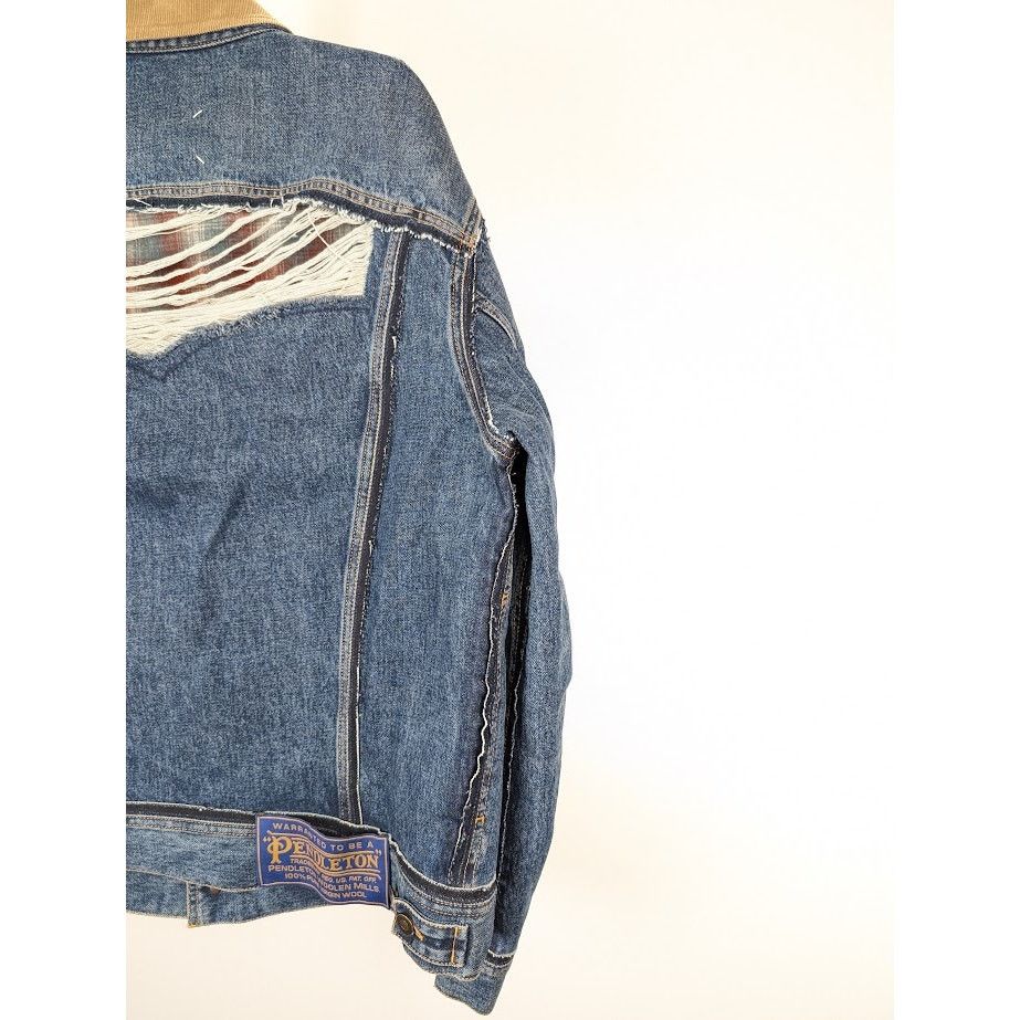 Maison Margiela o1rshd1 Denim Jacket in Blue Size US L / EU 52-54 / 3 - 17 Thumbnail