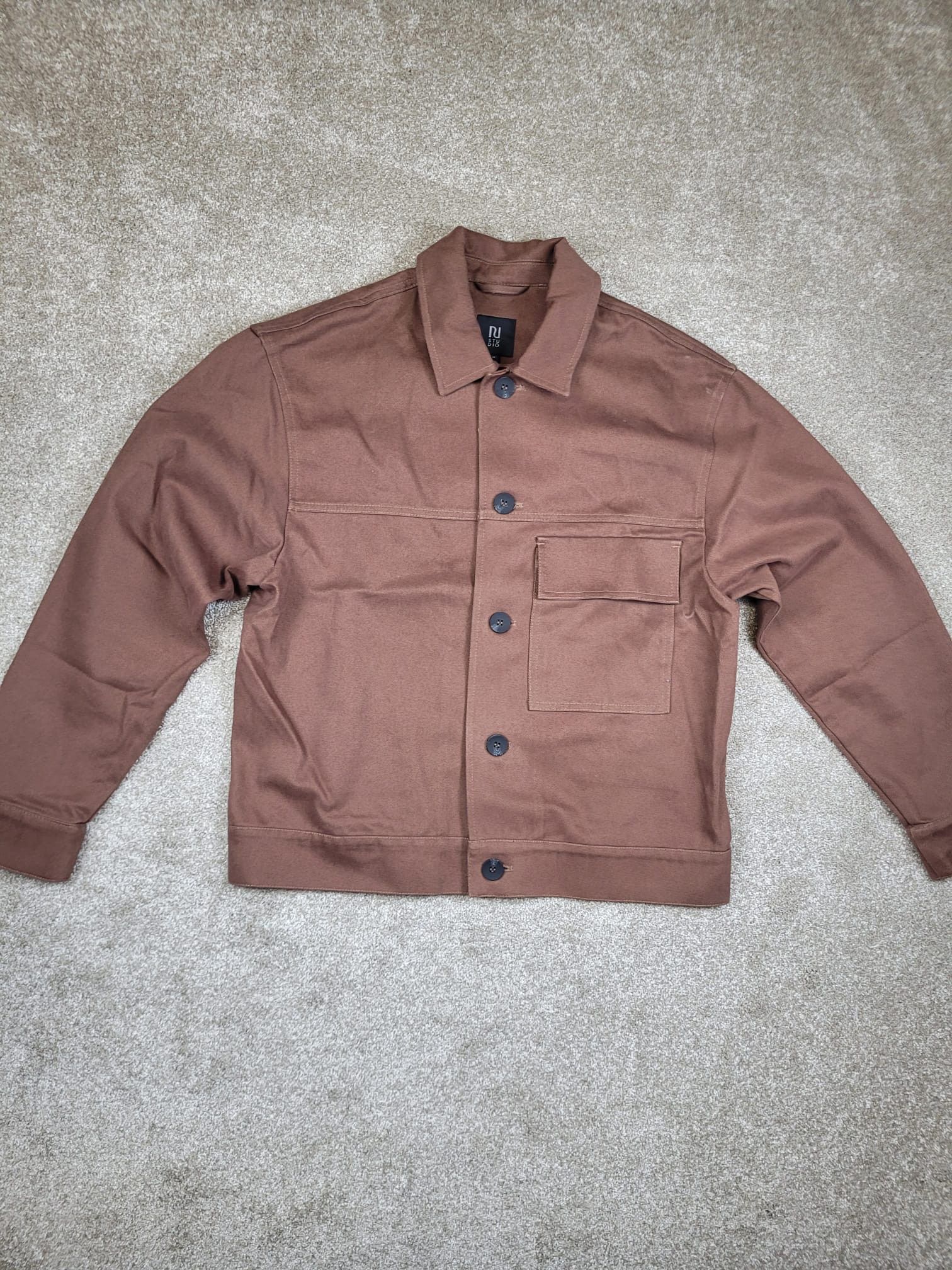 Other NU Studio Brown Utility Jacket Shacket Size M Overshirt Size US M / EU 48-50 / 2 - 4 Thumbnail