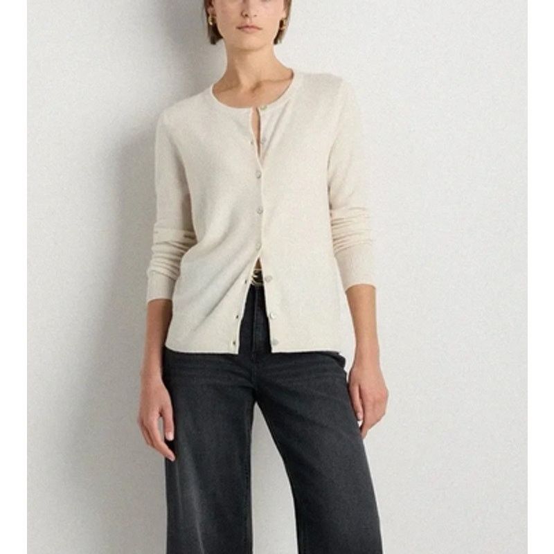 Quince Mongolian Cashmere Cardigan Sweater Ivory Size S Size S / US 4 / IT 40 - 2 Thumbnail