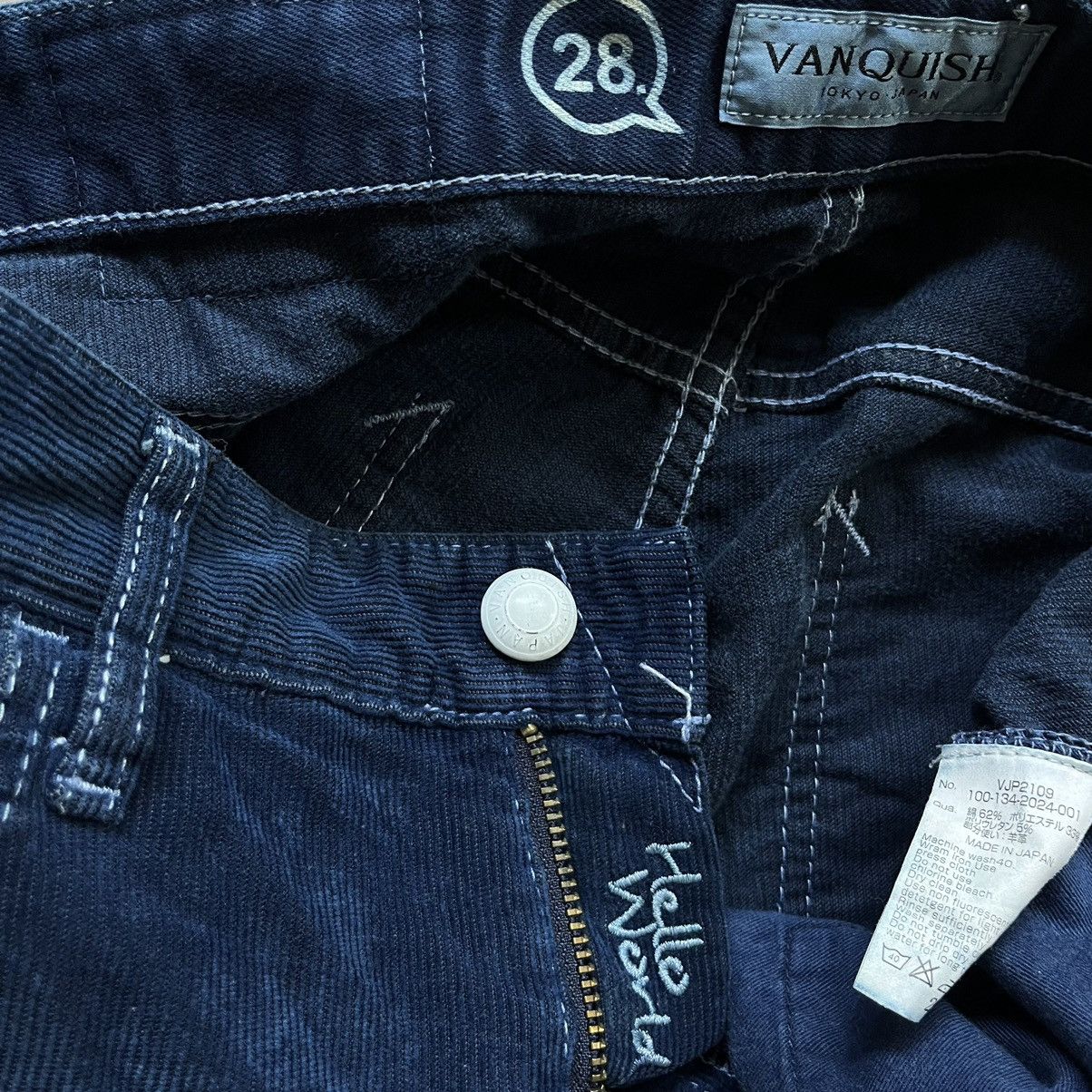Vanquish Vanquish Japan Corduroy Jeans Size US 28 / EU 44 - 3 Thumbnail