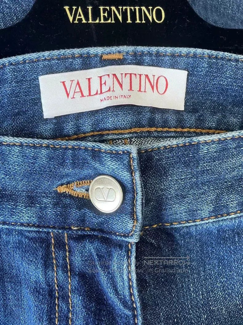 Valentino Valentino Blue washed jeans Size 27" / US 4 / IT 40 - 3 Thumbnail