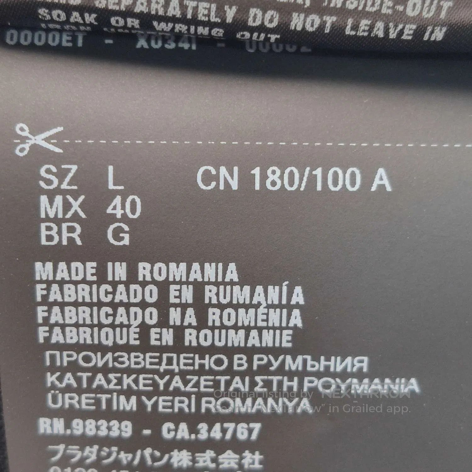 Prada Prada L Black Straight. Size US 36 / EU 52 - 5 Thumbnail