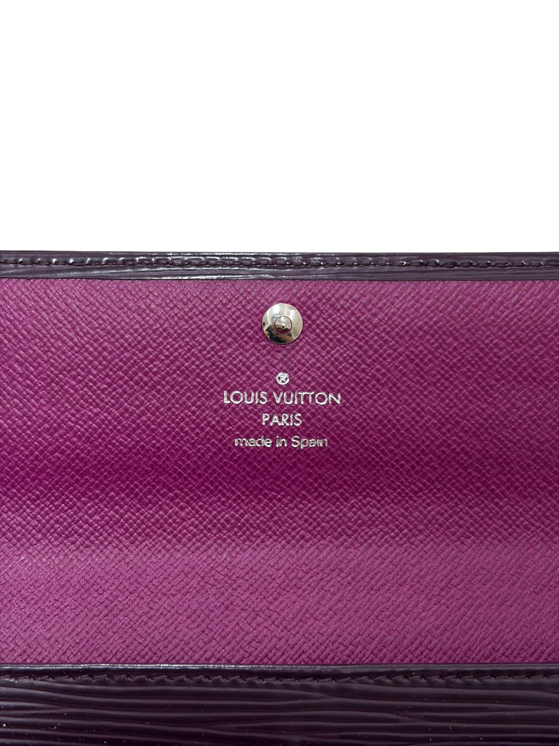 Louis Vuitton Louis Vuitton Purple EPI Leather Logo Long Wallet Size ONE SIZE - 6 Thumbnail