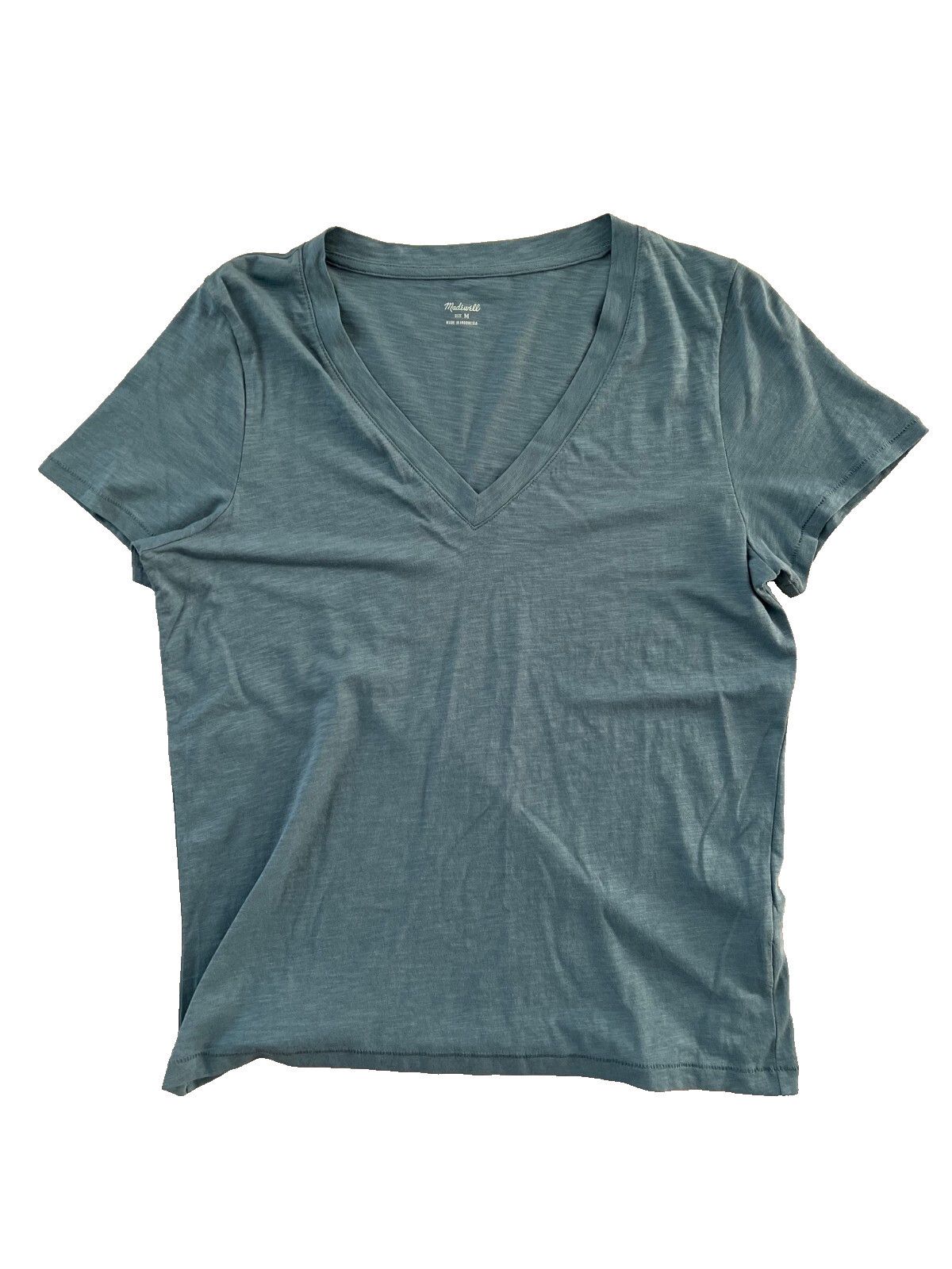 Madewell Madewell MB722 Whisper Cotton V-Neck Tee ( M ) Size M / US 6-8 / IT 42-44 - 1 Thumbnail