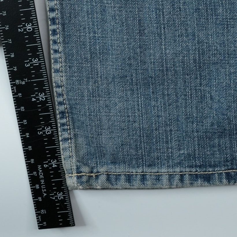 Other Jimmy'z Jeans Womens 14L (37x35) Blue Low Rise Flare Y2K Size 37" - 10 Thumbnail