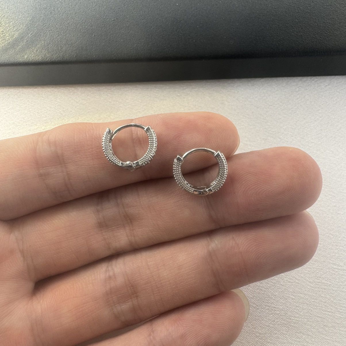 Other Huggie Small Hoop Earrings for Men Women Unisex Style Size ONE SIZE - 6 Thumbnail