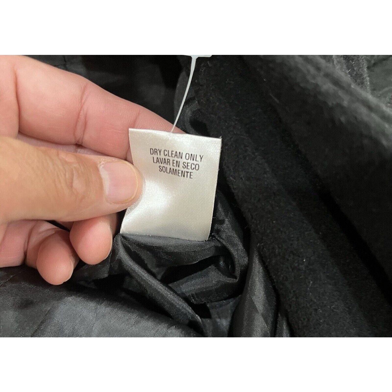Other Vintage Marvin Richards BLACK Peacoat - Women's Size Large Size L / US 10 / IT 46 - 7 Thumbnail