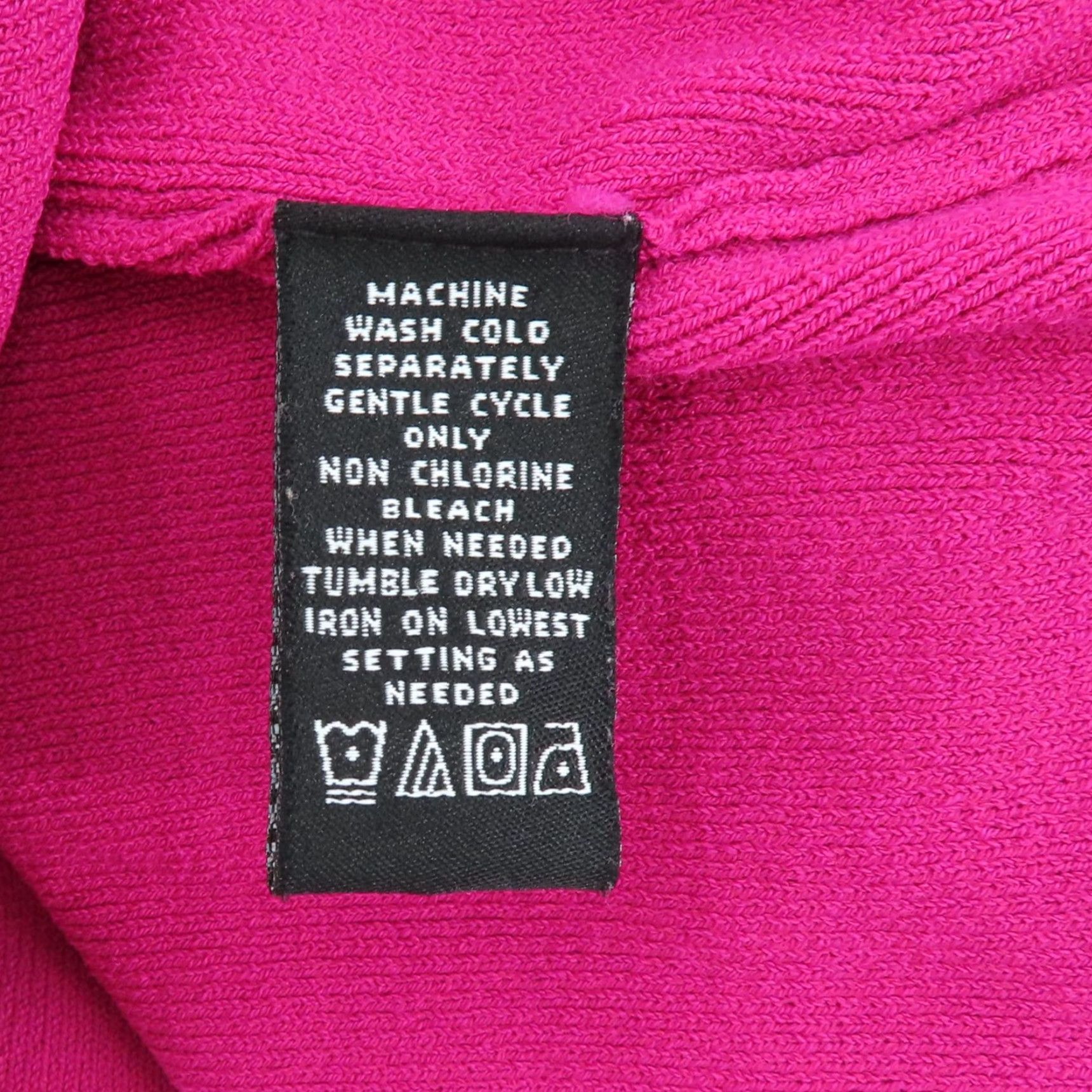 Vintage Norton McNaughton Womens Small Pink Ribbed Cowl Neck Sleeveless Sweater Shirt Size S / US 4 / IT 40 - 5 Thumbnail