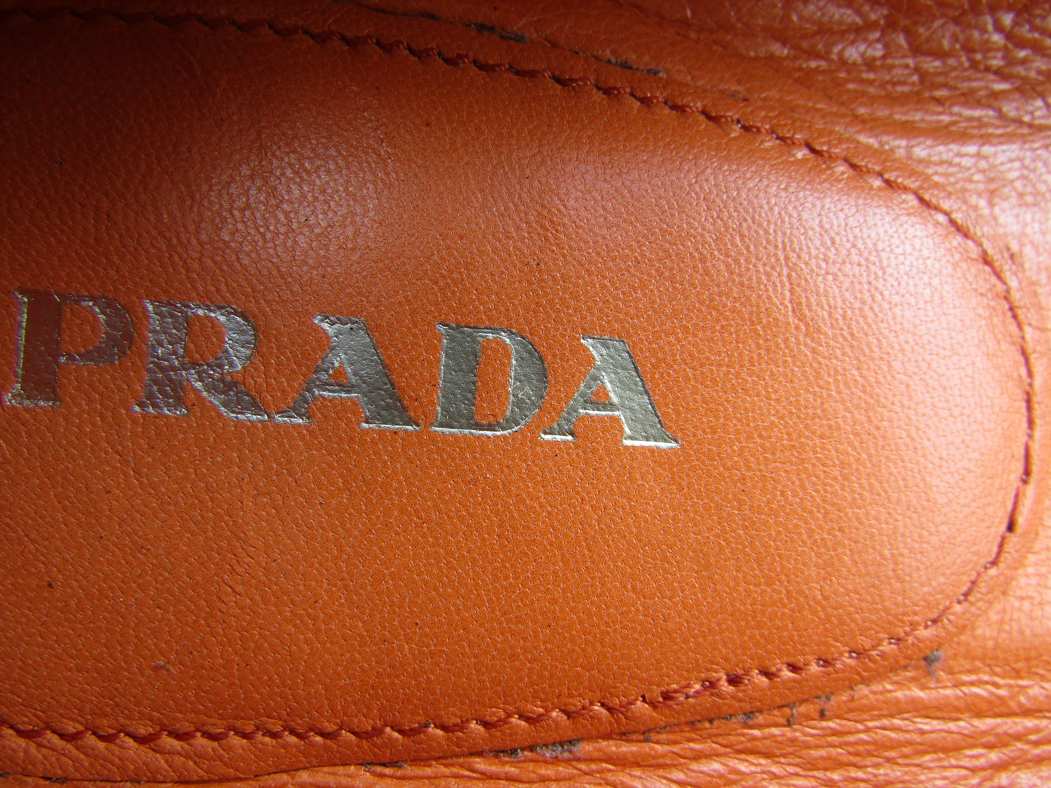 Prada Rare Prada Ballerina Flats Slip on Leather Multicolort Size US 7.5 / IT 37.5 - 7 Thumbnail