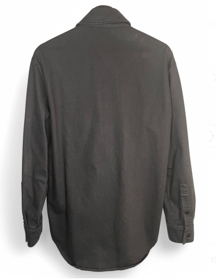 Raf Simons Raf Simons SS23 Straight Fit Denim Leather Patch Shirt Size US S / EU 44-46 / 1 - 3 Thumbnail