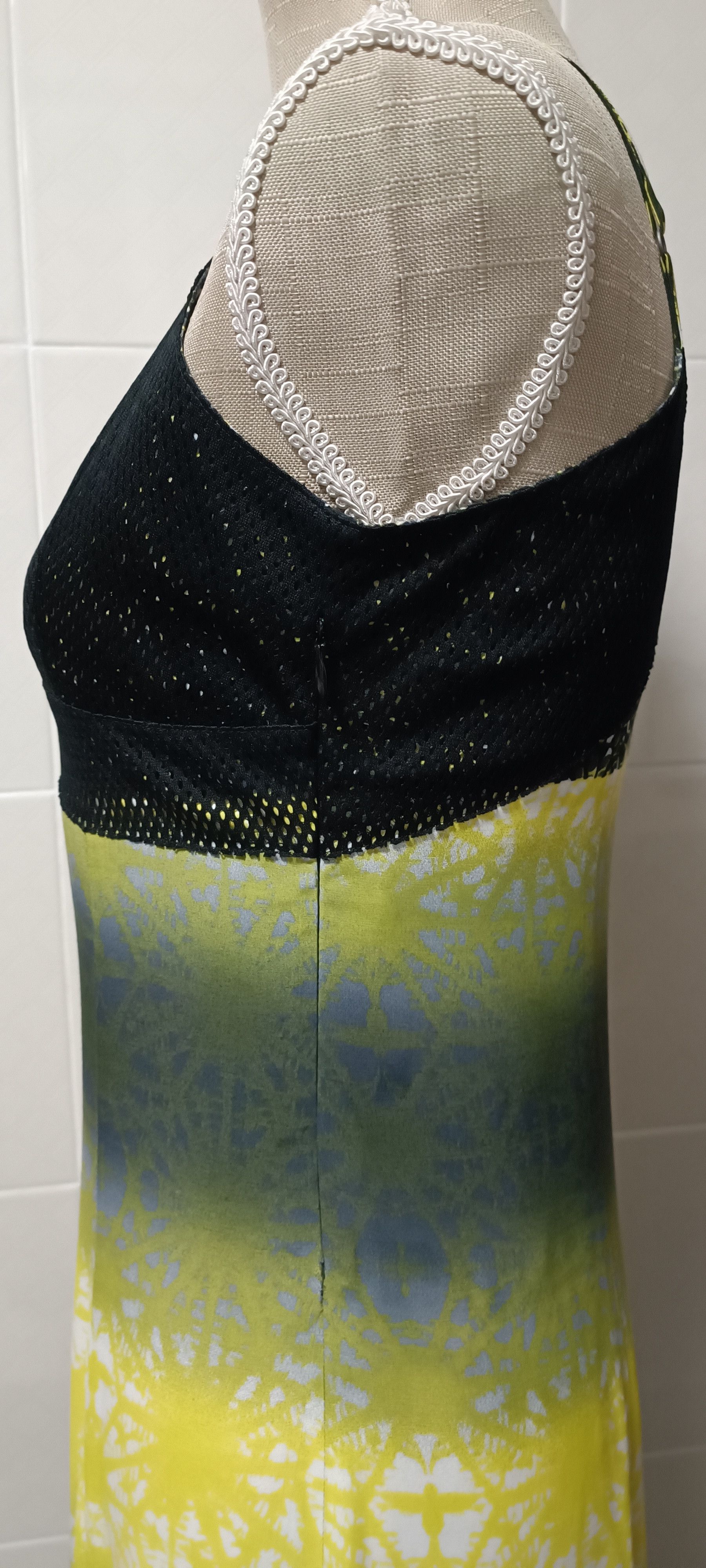 Jean Paul Gaultier SS2000 - Psychedelic print midi dress Size S / US 4 / IT 40 - 9 Thumbnail
