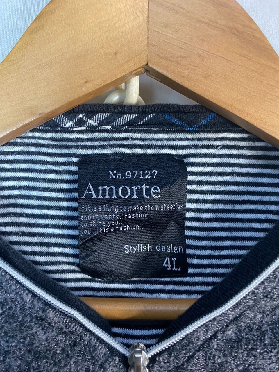 Japanese Brand × Other Unisex🔥Amorte half zipper long sleeve tshirt Size US XL / EU 56 / 4 - 5 Thumbnail