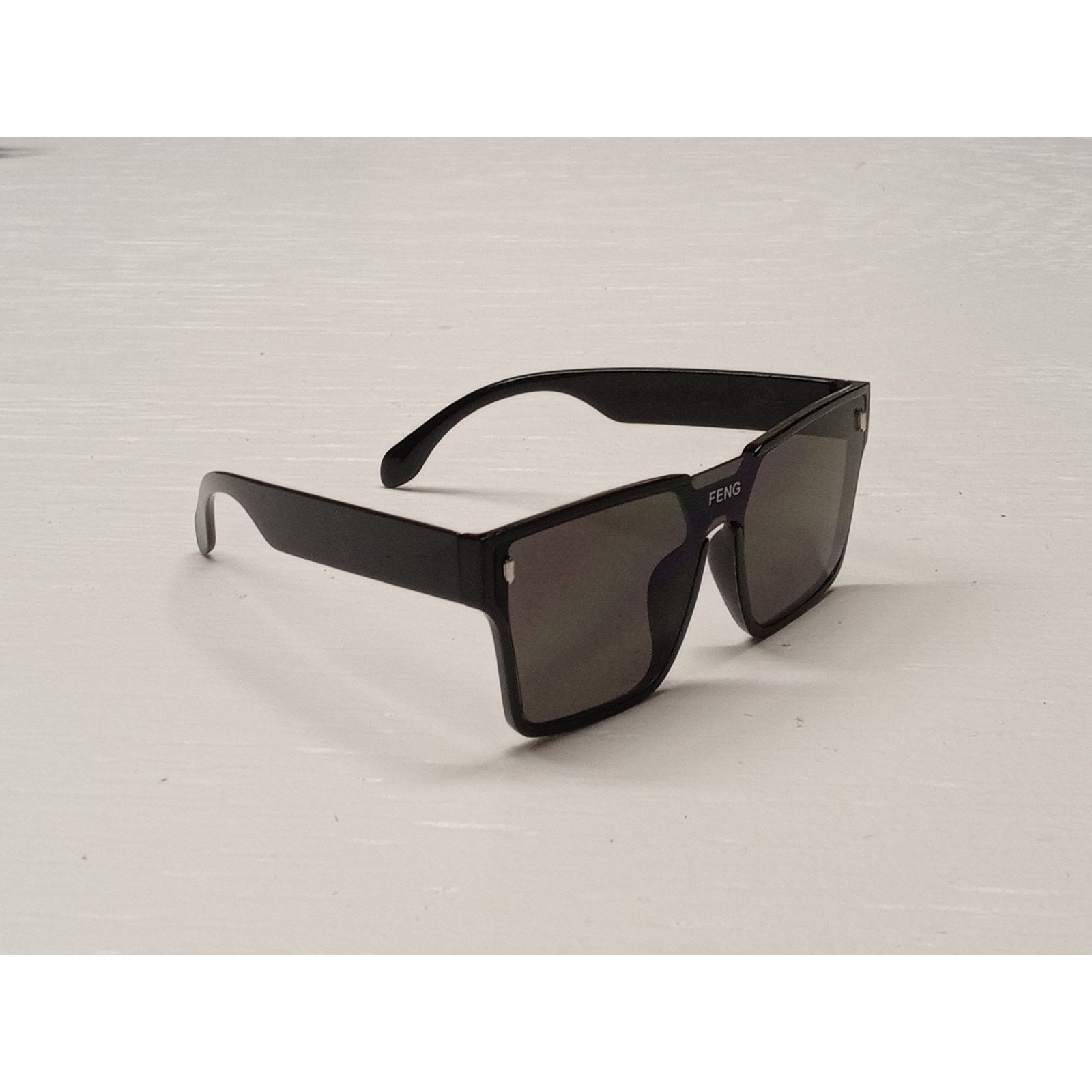Other FENG (Adults) UV400 Black Frame & Lense Sunglasses Size ONE SIZE - 2 Thumbnail