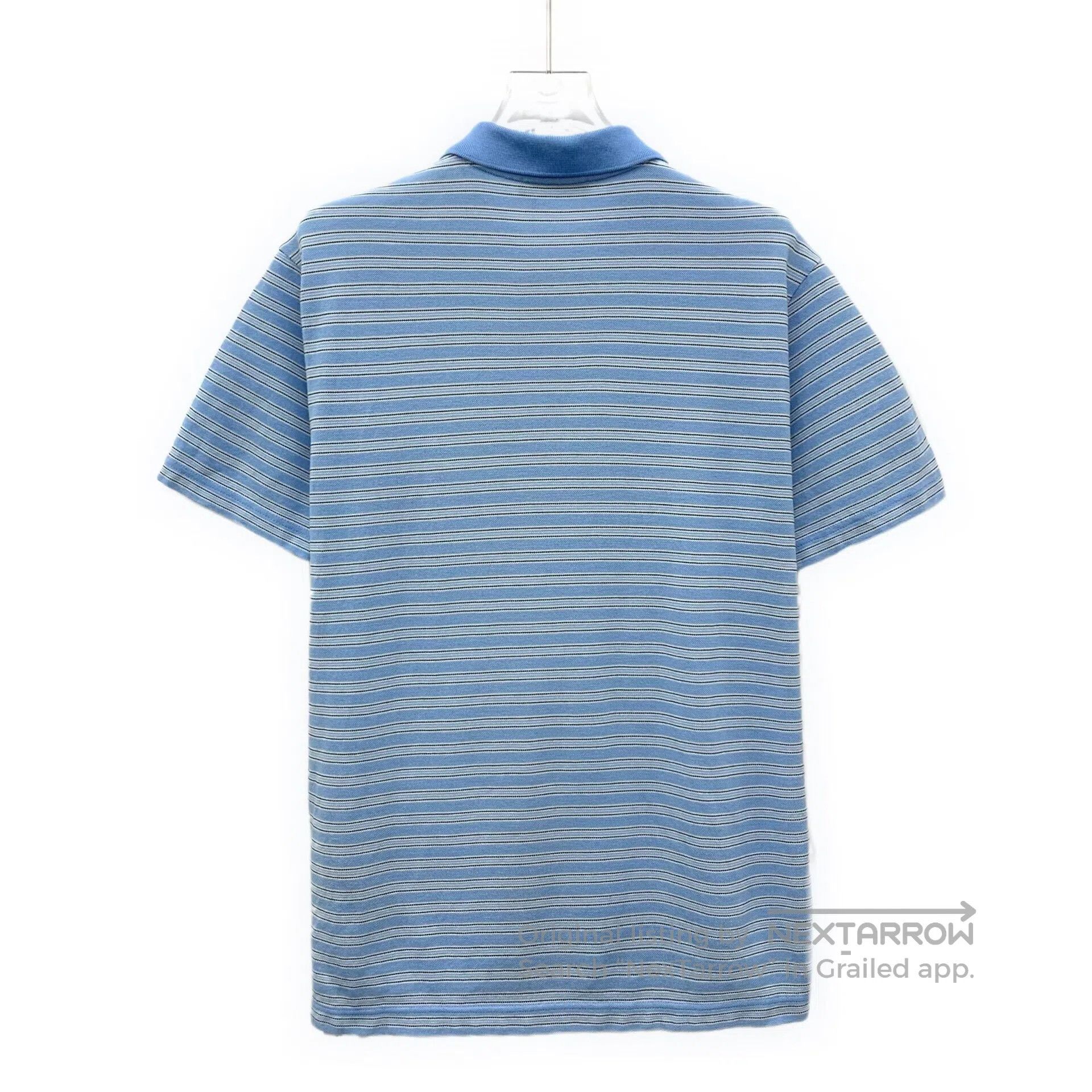 Prada Prada Blue logo striped short sleeve Polo shirt| Size US S / EU 44-46 / 1 - 2 Thumbnail