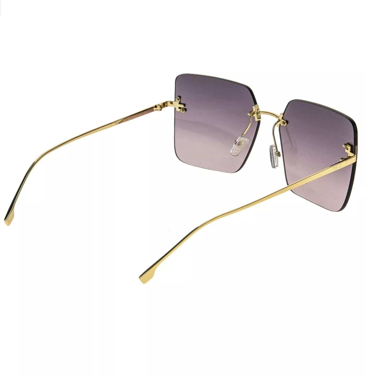 Fendi FENDI FIRST 4082 Gold Purple Fashion Sunglass FE4082US Size ONE SIZE - 2 Thumbnail