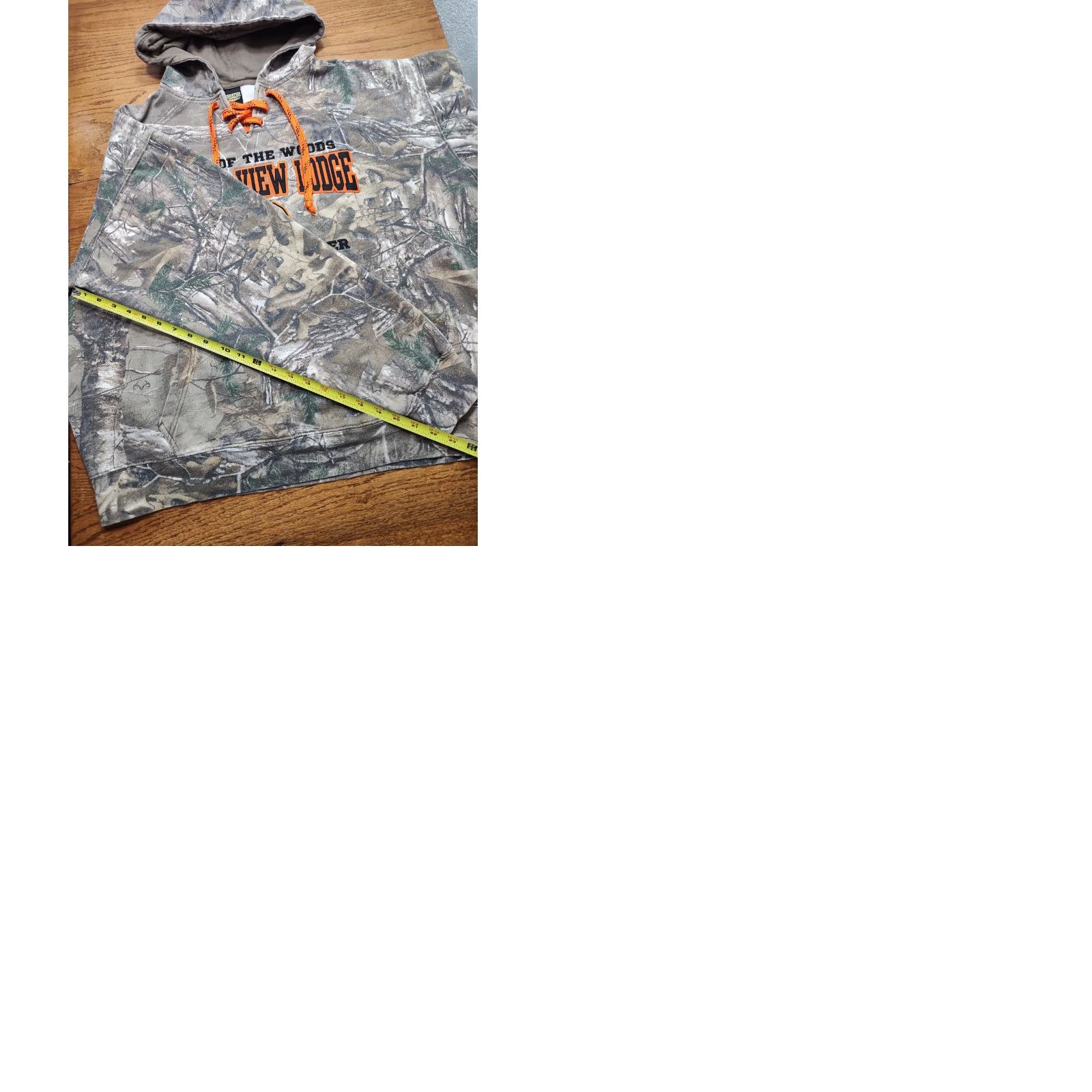 Hunter VINTAGE Minnesota Deer Hunters Hoodie Mens XL Brown Camo Fleece Lace Up Sweatshirt Size US XL / EU 56 / 4 - 9 Thumbnail
