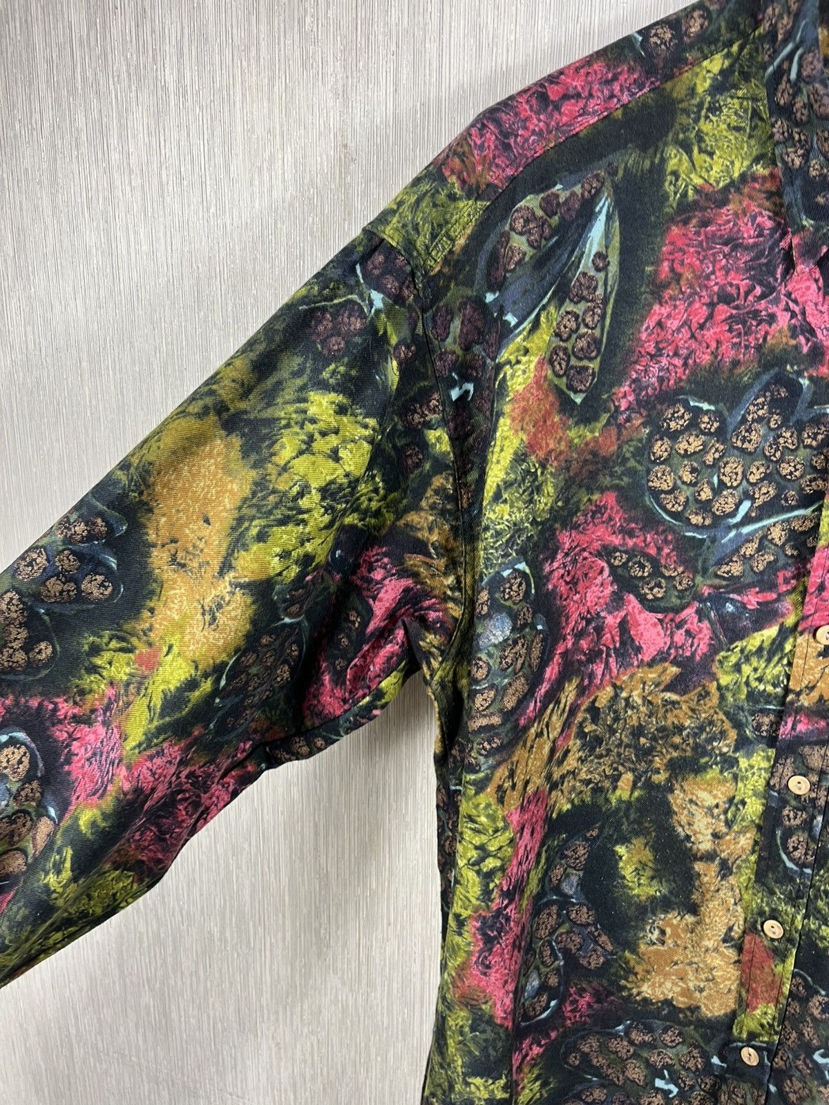 Vintage Vintage Double Duty retro crazy patterned full print shirt Size US XL / EU 56 / 4 - 8 Thumbnail