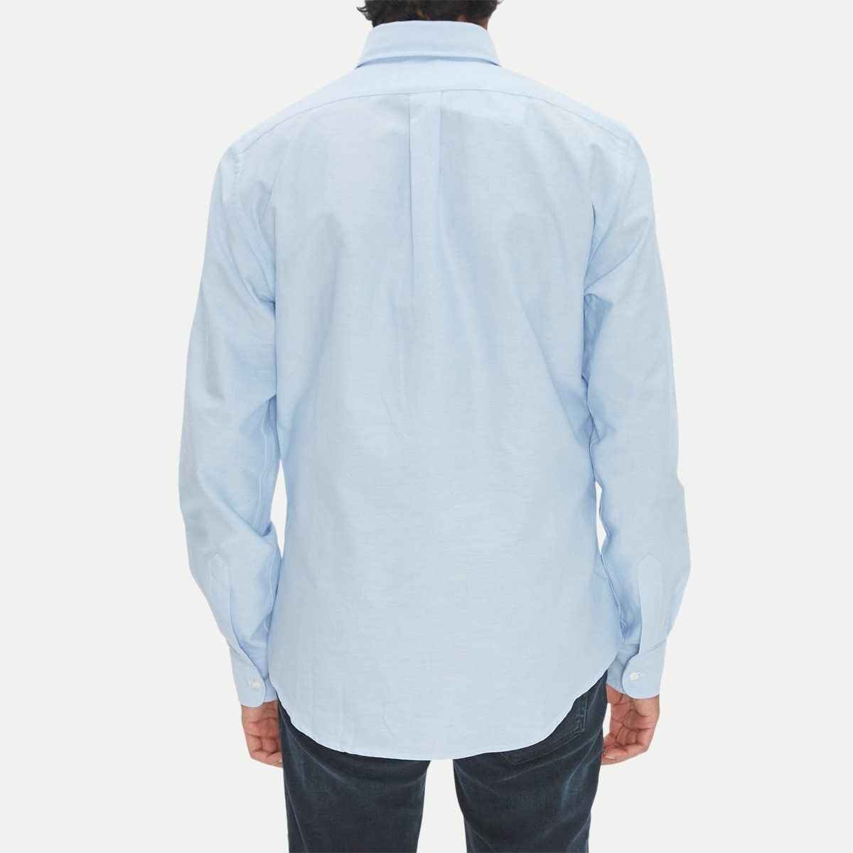Aspesi ASPESI solid navy blue regular fit Oxford shirt 42 / Large Size US L / EU 52-54 / 3 - 4 Thumbnail