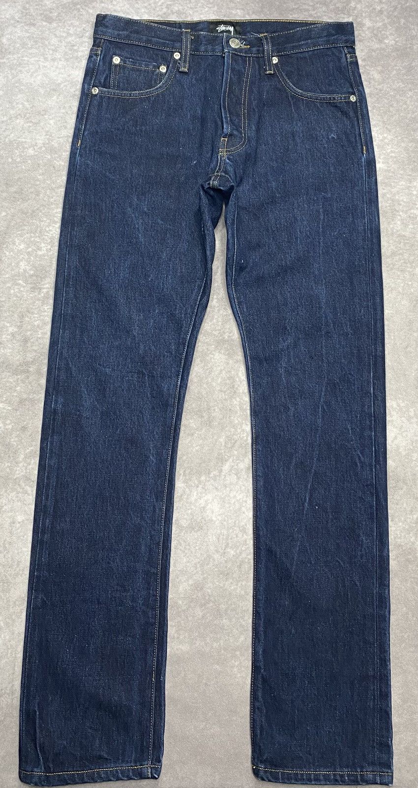 Stussy Stussy Dark Blue Denim Skinny Jeans Size US 30 / EU 46 - 1 Thumbnail