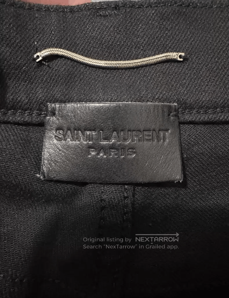 Saint Laurent Paris Saint Laurent Paris Heavy Coated Demon Claw Waxed Destroye Size US 32 / EU 48 - 6 Thumbnail