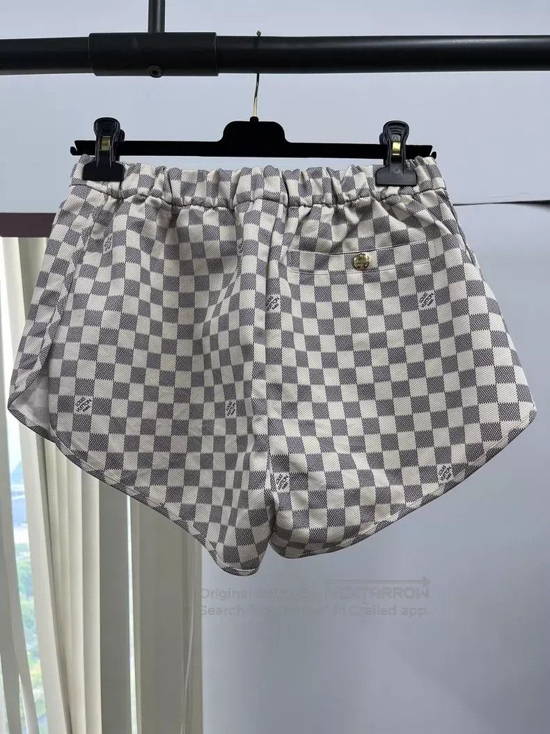 Louis Vuitton Louis Vuitton White checkerboard shorts Size US 38 / EU 54 - 3 Thumbnail