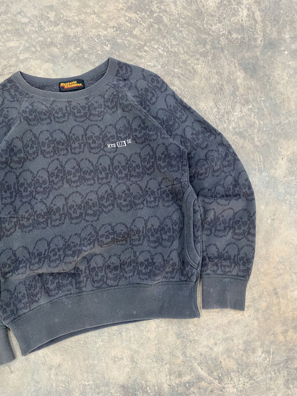 Hysteric Glamour Hysteric Glamour💥 Skull Fullprint Sweater 80s Size XS / US 0-2 / IT 36-38 - 2 Thumbnail
