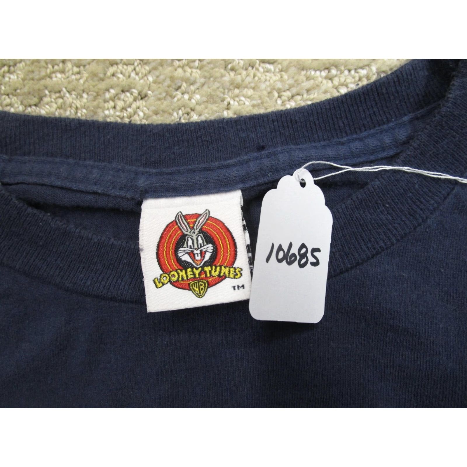 Vintage VINTAGE Looney Tunes Shirt Men XL Blue Sylvester Tweety Graphic Cartoon 90s Tee Size US XL / EU 56 / 4 - 8 Thumbnail