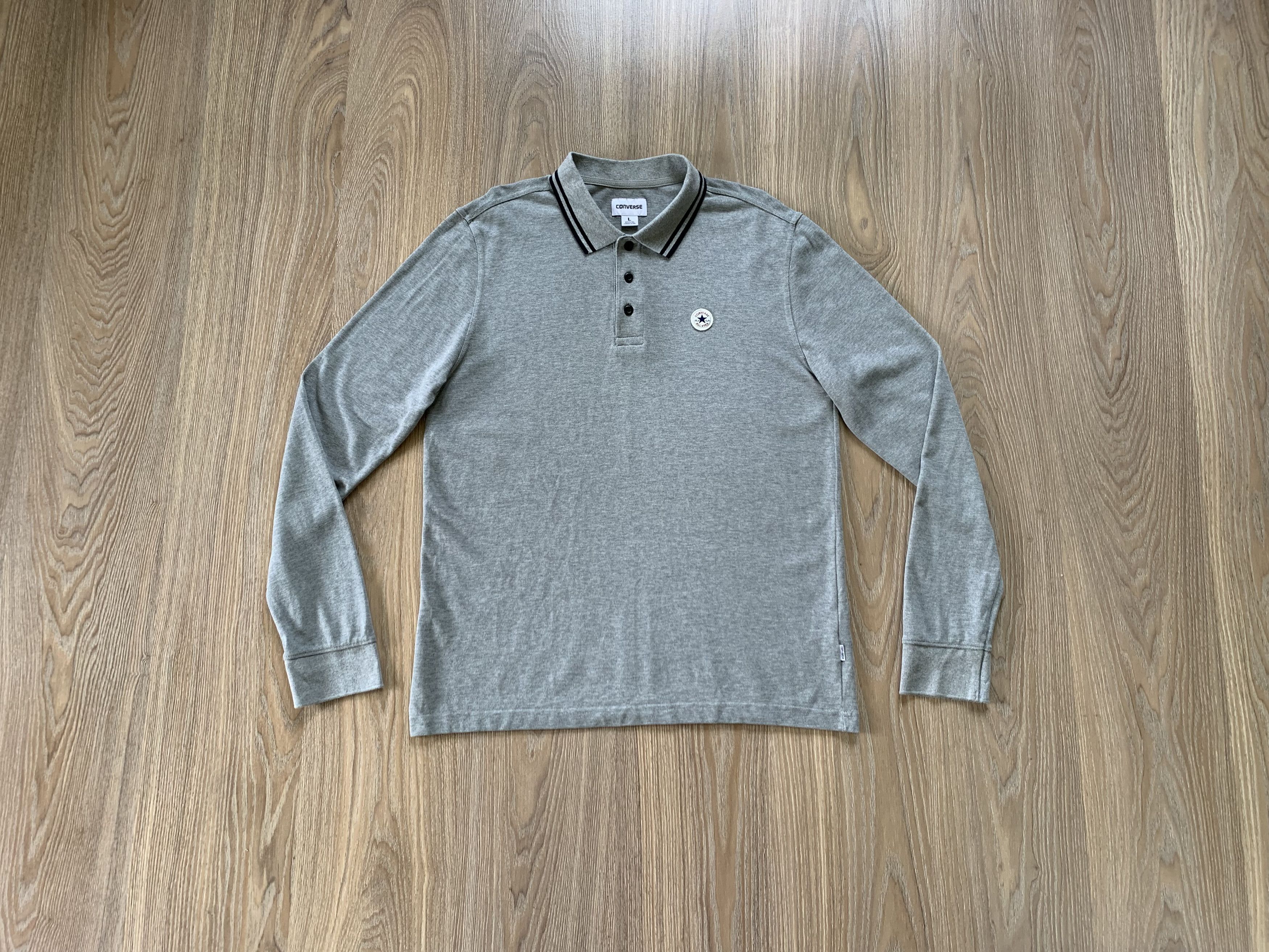Converse Converse Basic Long Sleeve Polo T Shirt Size US L / EU 52-54 / 3 - 10 Thumbnail