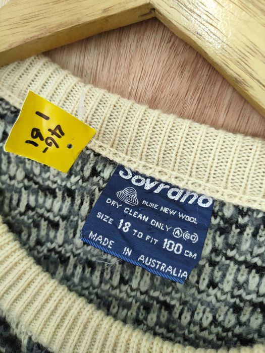 Aran Isles Knitwear Sovrano new wool australian knitwear like coogi #46-161DLL Size US M / EU 48-50 / 2 - 7 Thumbnail