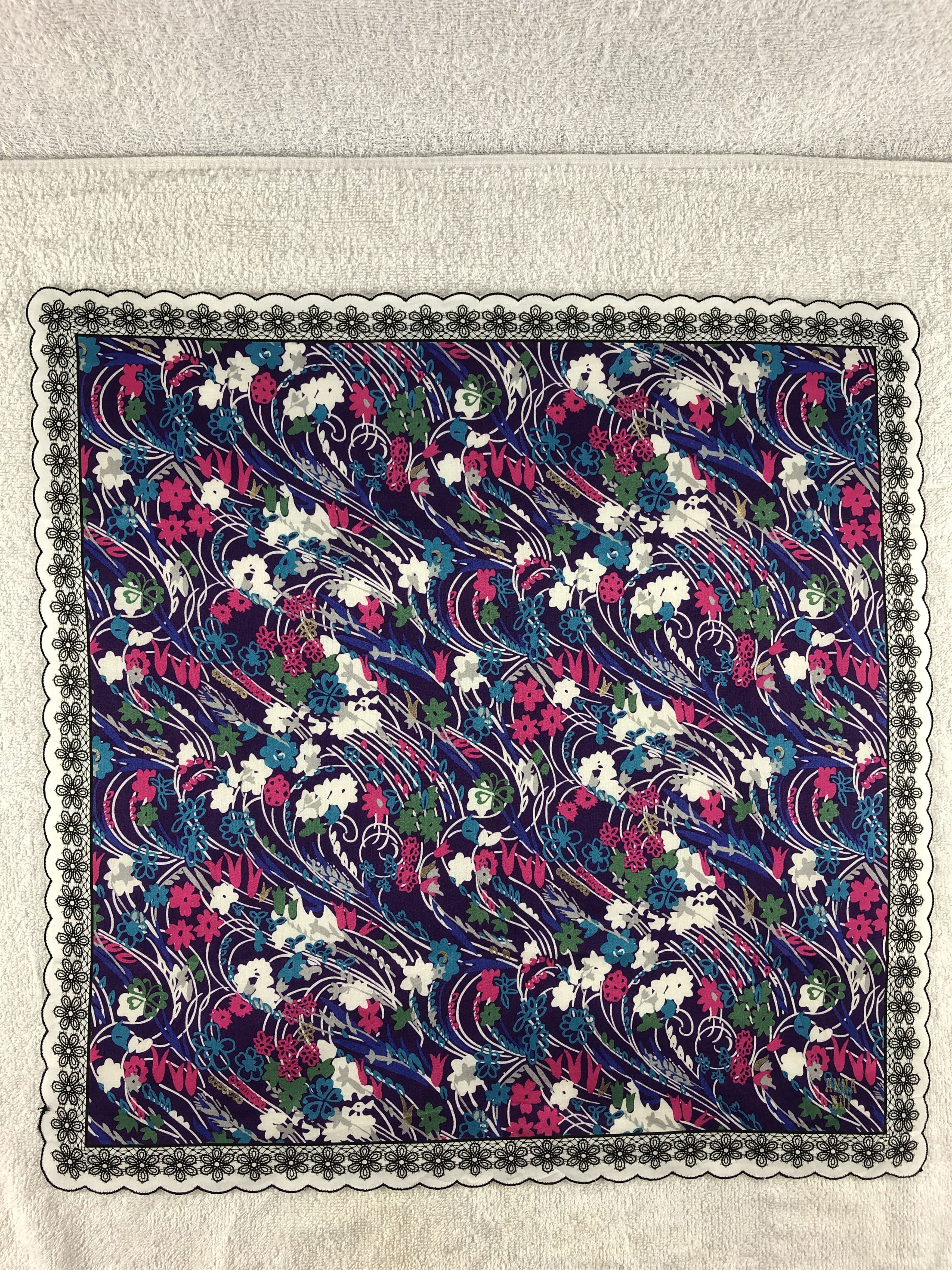 Anna Sui × Vintage Anna Sui Handkerchief / Bandana / Neckerchief Size ONE SIZE - 3 Thumbnail